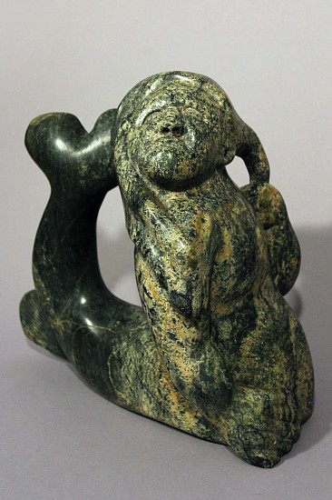 Qaqaq (Kaka) Ashoona, Sedna, 1985
Serpentine, 13 x 14 x 7 in. (33 x 35.6 x 17.8 cm)
SOLD
01507-1