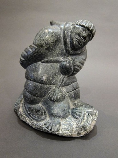 Daniel Oweetalook, Hunter with seal
Stone, 11 1/2 x 6 x 10 1/2 in. (29.2 x 15.2 x 26.7 cm)
SOLD
00650-1