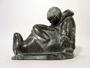 Work:&nbsp;Hunter with caribou