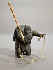 Inuit Anonymous, Woman hunting seals
c. 1960-1969, Stone, Wood, sinew, antler