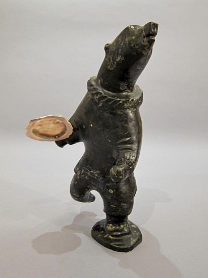 Louie Makkituq, Bear drum dancer
Stone, 11 1/2 x 6 x 3 in. (29.2 x 15.2 x 7.6 cm)
00546-1