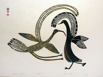 Exhibition: Thirty from the Sixties:  The First Decade of Inuit Printmaking, Lucy Quinnuayuak