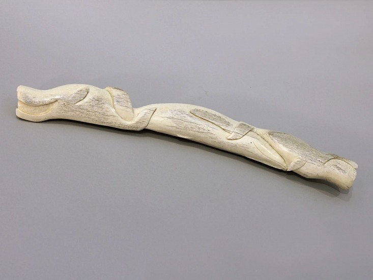 Sam Dimmick, Three bowhead whales
Whalebone, 2 1/2 x 24 1/2 x 3 in. (6.3 x 62.2 x 7.6 cm)
SOLD
02206-1