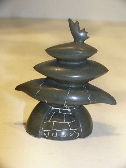 Jacob Uppik, Abstract composition with igloo and bird
03435-1