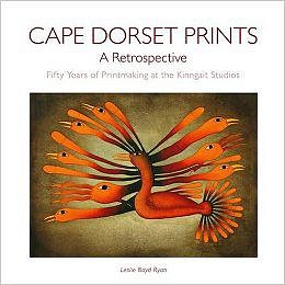 Leslie Boyd Ryan, Cape Dorset Prints: A Retrospective: Fifty Years of Printmaking at the Kinngait Studios
Cape Dorset prints; a retrospective; fifty years of printmaking at the Kinngait Studios. San Francisco: Pomegranate, 2007. Includes essays by Norman Hallendy, Terrence P. Ryan, Patricia Feheley, and Wallace Brannen.


This is a massive, beautifully produced retrospective of prints from Cape Dorset, with outstanding essays by a number of experts in the field, covering the history, techniques, and esthetics of the subject.
09512-1