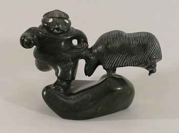 Judas Ullulaq - Musk ox attacking hunter